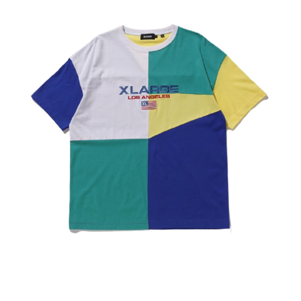 NWT XLARGE Panel Logo Tee Shirt